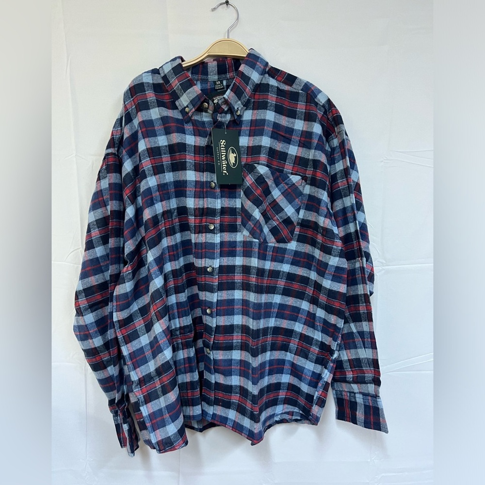NEW STILLWATER MENS PLAID SHIRT MULTIPLE SIZES